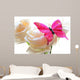Roses and Butterfly Wall Decal