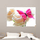 Roses and Butterfly Wall Decal