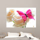 Roses and Butterfly Wall Decal