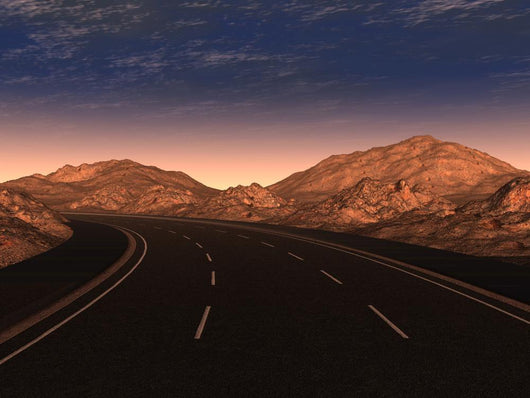 Night Road Wall Decal