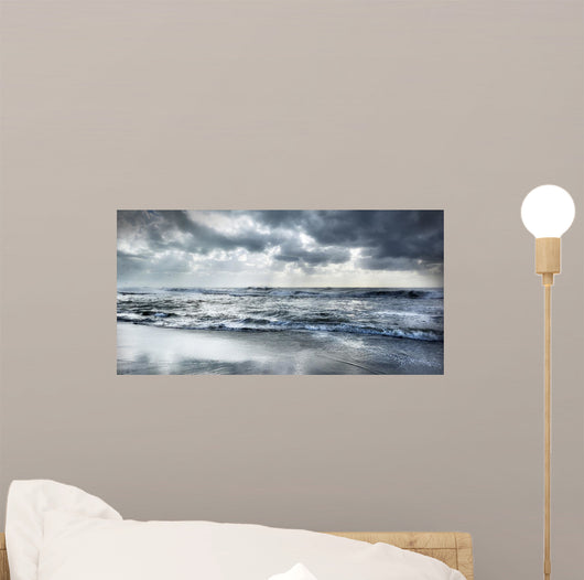 Rough Sea Wall Decal