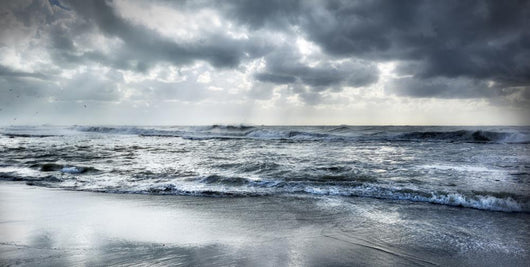 Rough Sea Wall Decal