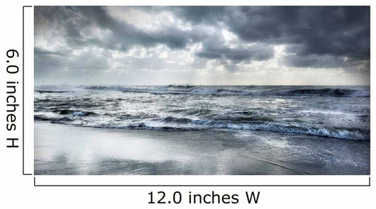 Rough Sea Wall Decal