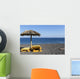 Perissa Beach Greek Island Wall Decal