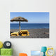 Perissa Beach Greek Island Wall Decal
