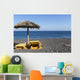 Perissa Beach Greek Island Wall Decal