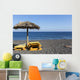 Perissa Beach Greek Island Wall Decal