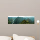 Foggy Machu Picchu Wall Decal Panoramic Wall Decal
