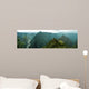 Foggy Machu Picchu Wall Decal Panoramic Wall Decal