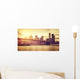 Retro Stylized Manhattan Sunset Wall Decal