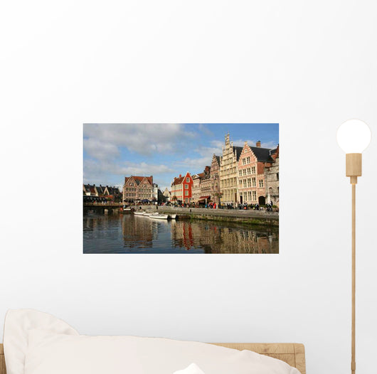 Beautiful Belgian Town Ghent Wall Decal