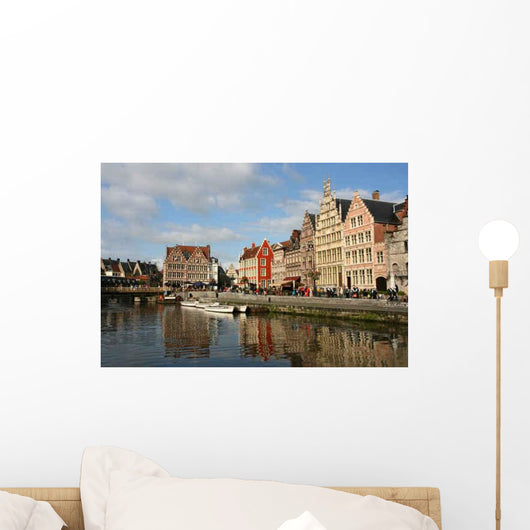 Beautiful Belgian Town Ghent Wall Decal