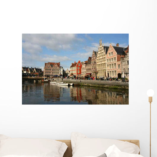 Beautiful Belgian Town Ghent Wall Decal