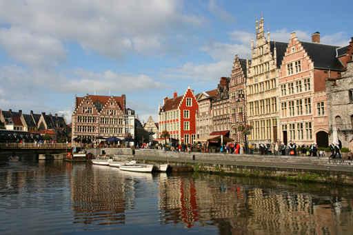 Beautiful Belgian Town Ghent Wall Decal