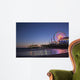Santa Monica Pier Night Wall Decal