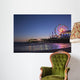 Santa Monica Pier Night Wall Decal