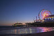Santa Monica Pier Night Wall Decal