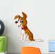 Cartoon Funny Puppy Dog Wall Decal