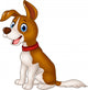 Cartoon Funny Puppy Dog Wall Decal