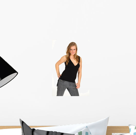 Young Woman Wall Decal