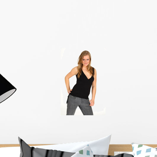 Young Woman Wall Decal