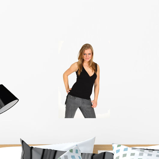 Young Woman Wall Decal