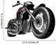 Motorcycle White Wall Decal