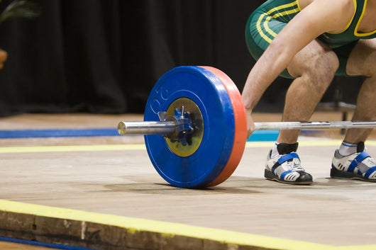 Weightlifter about to Lift Wall Decal