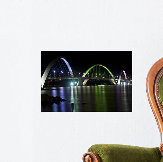 Ponte Jk Bridge Brasilia Wall Decal