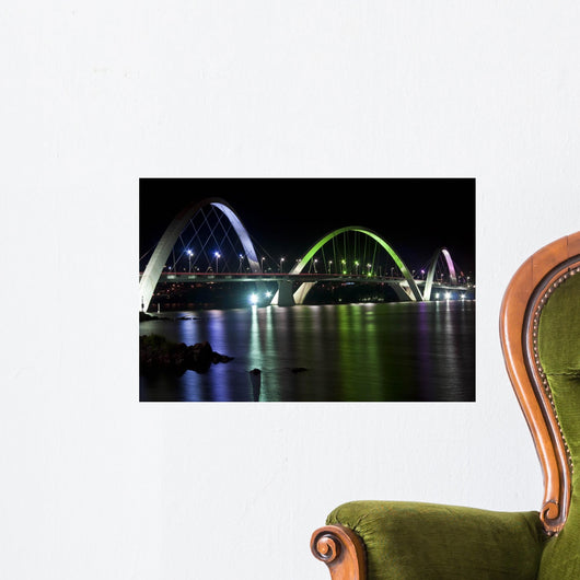 Ponte Jk Bridge Brasilia Wall Decal