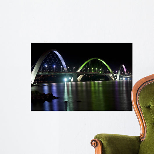 Ponte Jk Bridge Brasilia Wall Decal