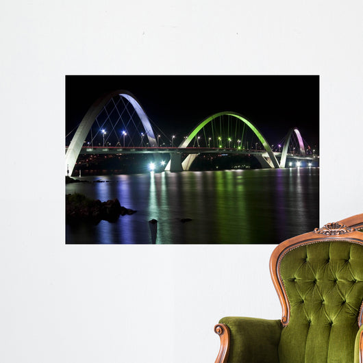Ponte Jk Bridge Brasilia Wall Decal