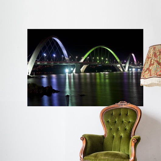 Ponte Jk Bridge Brasilia Wall Decal