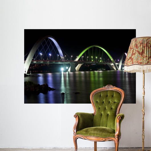 Ponte Jk Bridge Brasilia Wall Decal