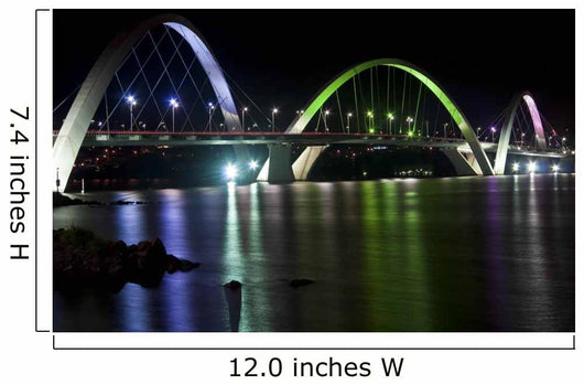 Ponte Jk Bridge Brasilia Wall Decal
