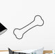 Bone Line Icon Wall Decal