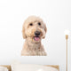 Smiling Goldendoodle Wall Decal Design 1