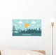San Francisco Skyline Flat Wall Decal