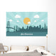 San Francisco Skyline Flat Wall Decal