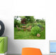Oasis Green Garden with Wall Decal