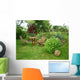 Oasis Green Garden with Wall Decal