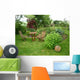 Oasis Green Garden with Wall Decal