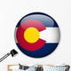 Colorado State Flag Button Wall Decal