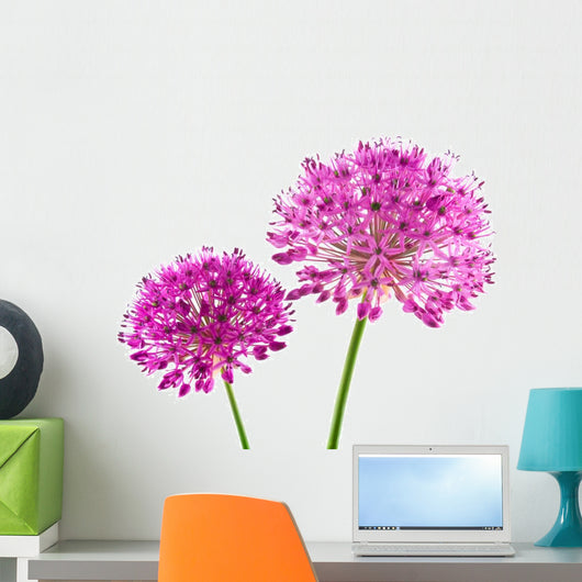 Allium Purple Sensation Flower Wall Decal