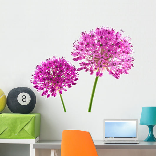 Allium Purple Sensation Flower Wall Decal