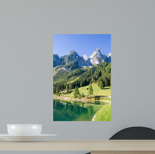 Alpine Lake Scenery Summer Wall Decal