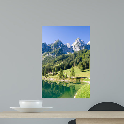 Alpine Lake Scenery Summer Wall Decal