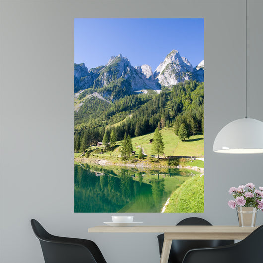 Alpine Lake Scenery Summer Wall Decal