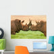 White Rhinoceros Wall Decal