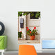 Geraniums Doorway Wall Decal